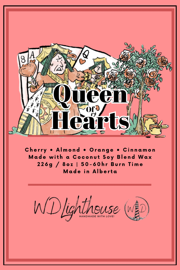 Queen of Hearts | Bookish Candles & Wax Melts