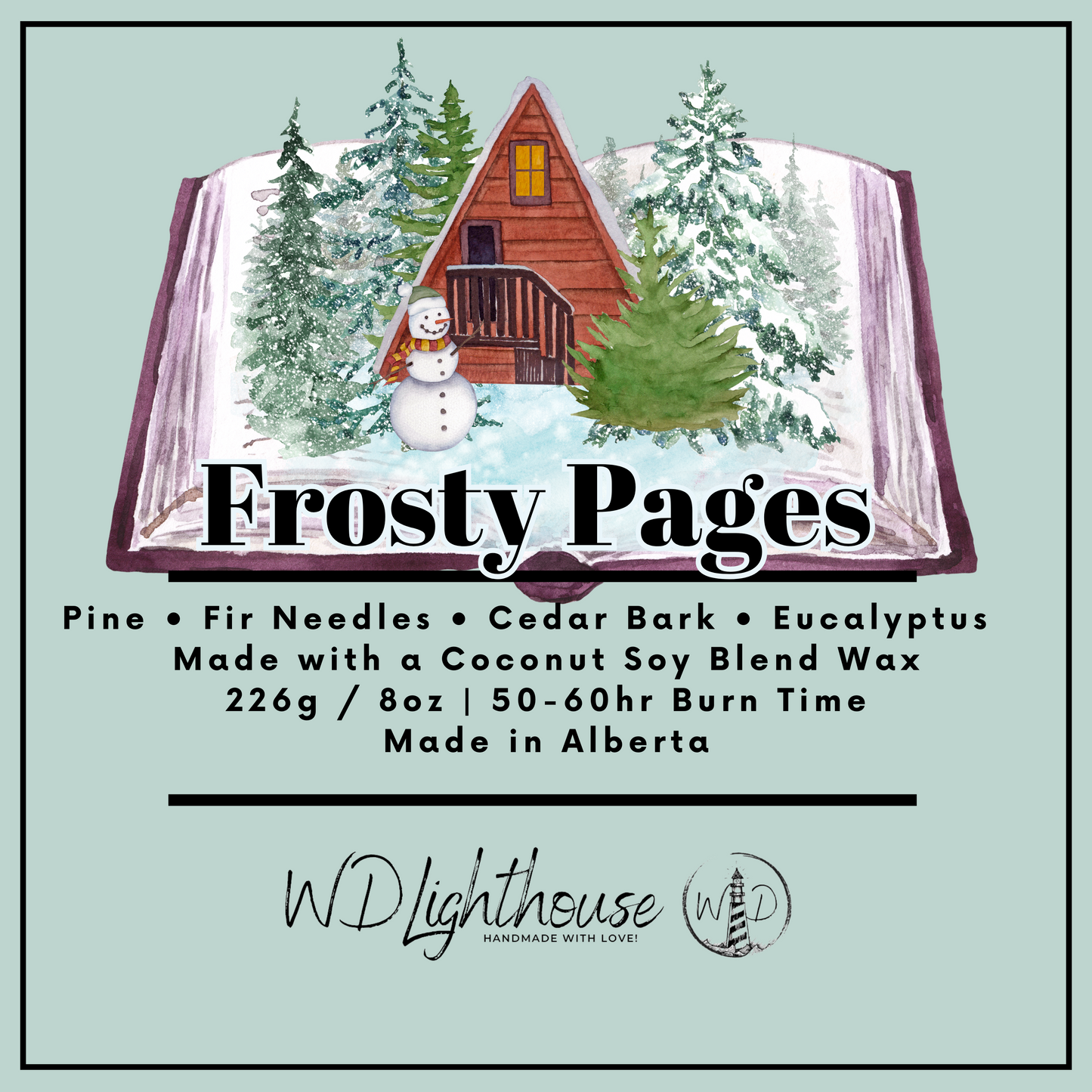 Frosty Pages | Holiday Collection Candles & Wax Melts