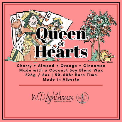 Queen of Hearts | Bookish Candles & Wax Melts