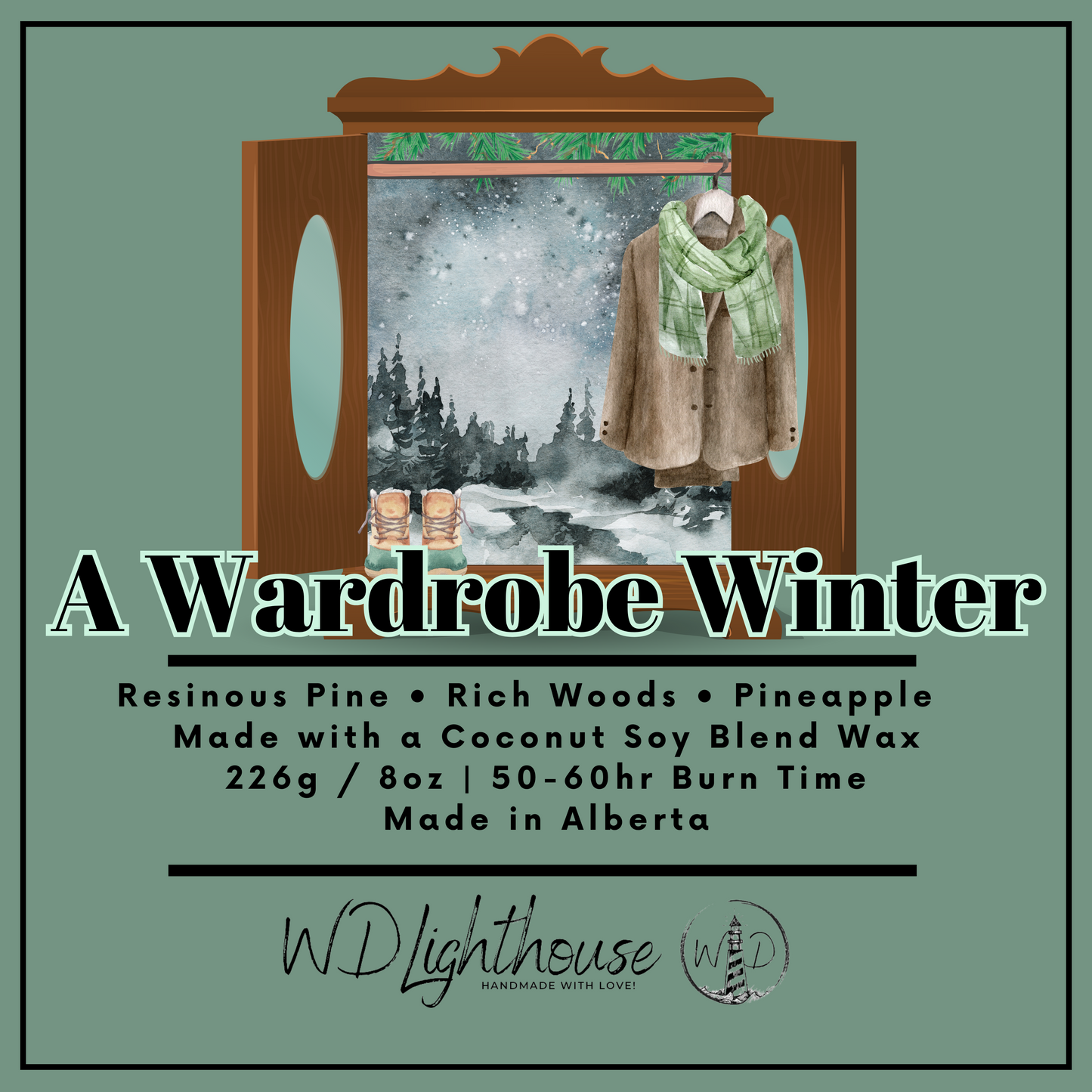 A Wardrobe Winter | Holiday Collection Candles & Wax Melts