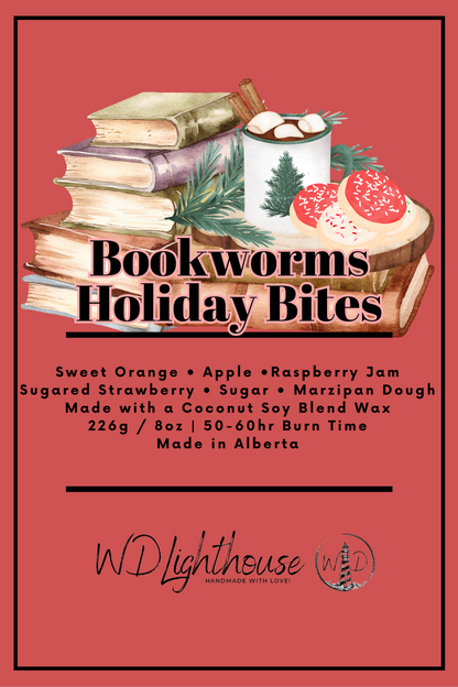 Bookworm Holiday Bites | Holiday Collection Candles & Wax Melts