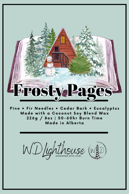 Frosty Pages | Holiday Collection Candles & Wax Melts