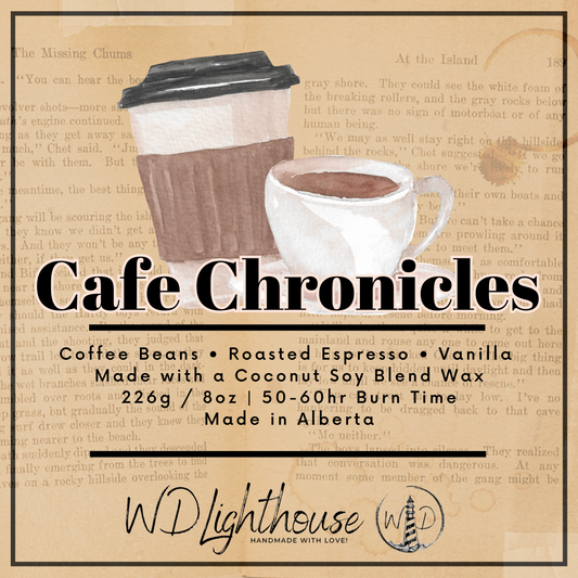 Cafe Chrinicles | Book Lovers Coconut Soy Candle & Waxmelt