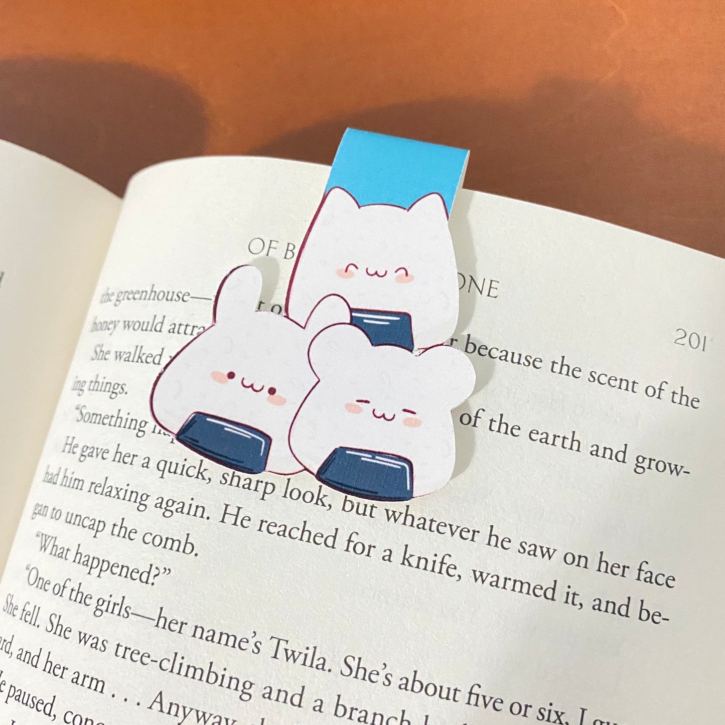Chibi Onigiri Magnetic Bookmark