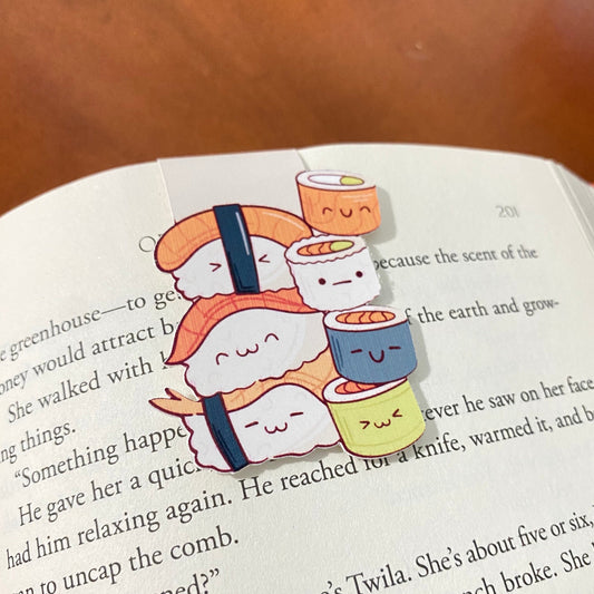 Chibi Sushi Magnetic Bookmark