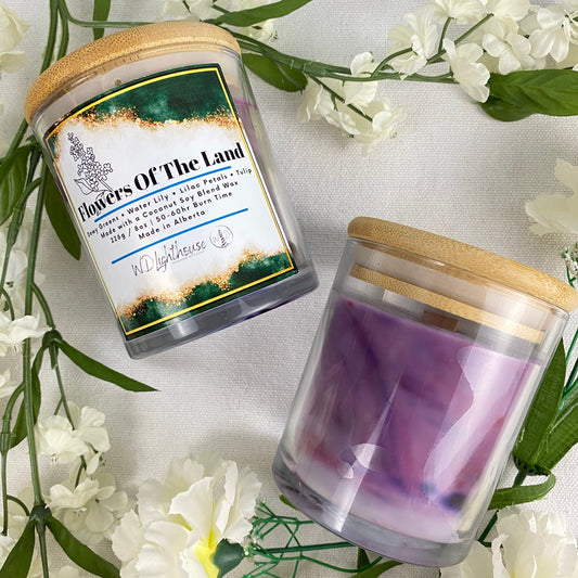 Flowers Of The Land | Fantasy Bookish Coconut Soy Candle & Waxmelt