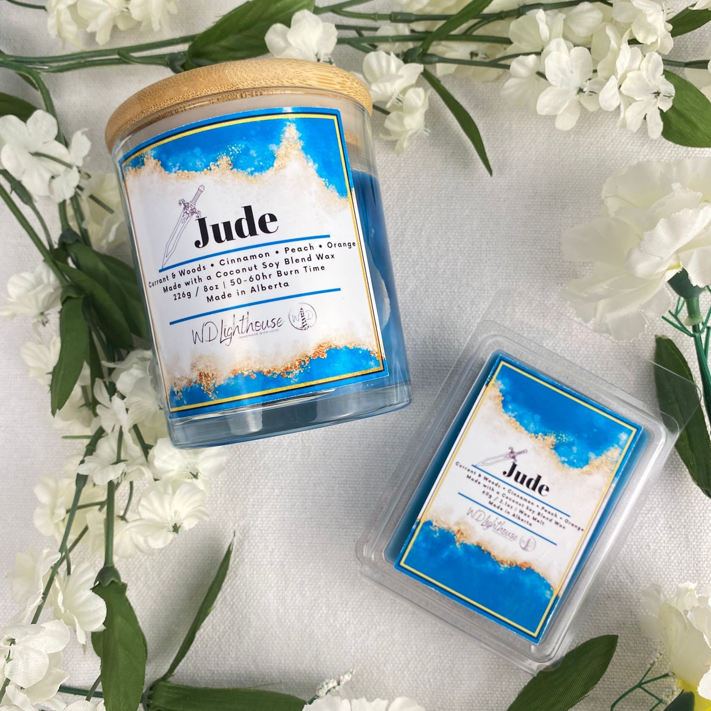 Jude | Fantasy Bookish Coconut Soy Candle & Waxmelt