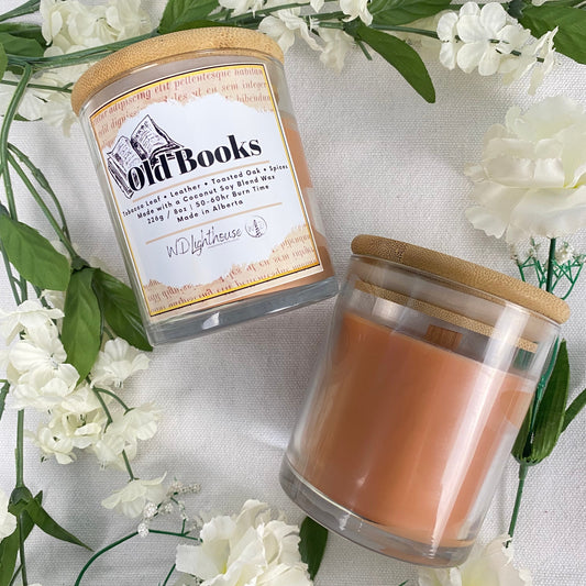 Old Books | Book Lovers Coconut Soy Candle & Waxmelt