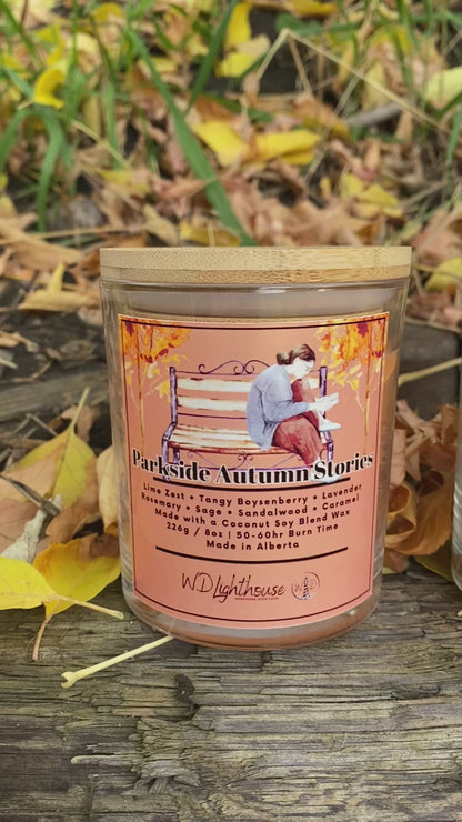 Crinkled Pages & Crisp Air | Bookish Candle & Waxmelt